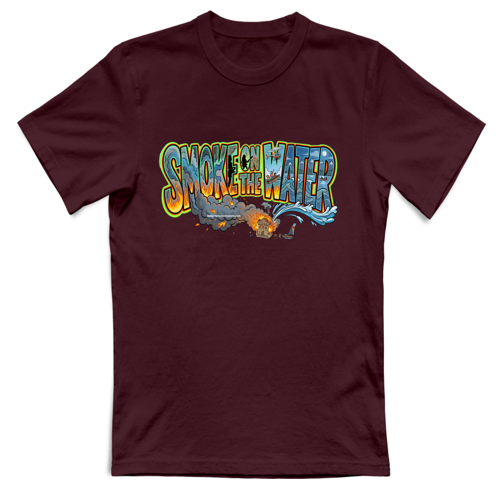 T-Shirt Unisex linea smoke on the water A
