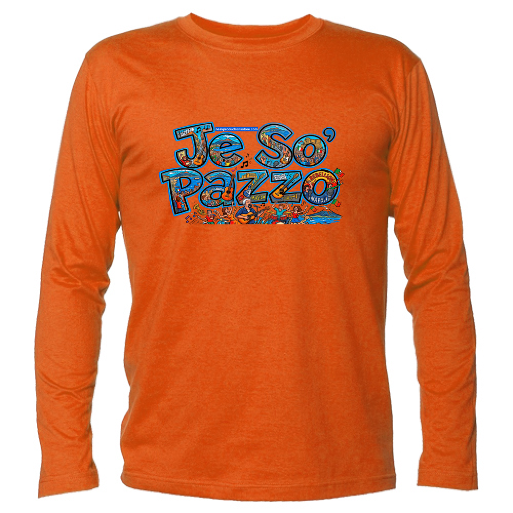 T-Shirt Unisex Manica Lunga linea je so pazzo A