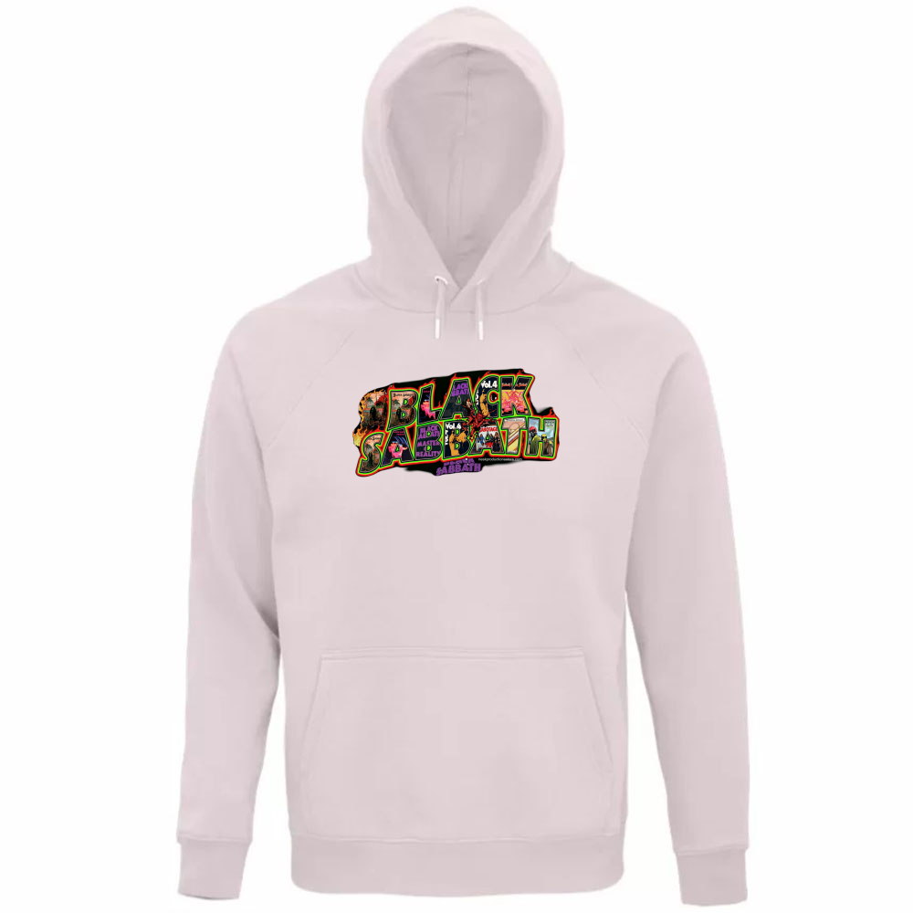 Felpa Organica Unisex Cappuccio linea Black Sabbath A
