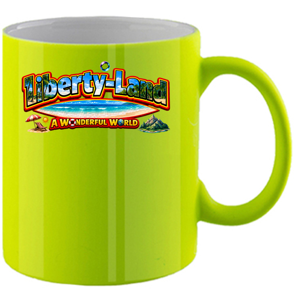 Tazza Fluo T-Shirt Verso un Mondo Migliore
