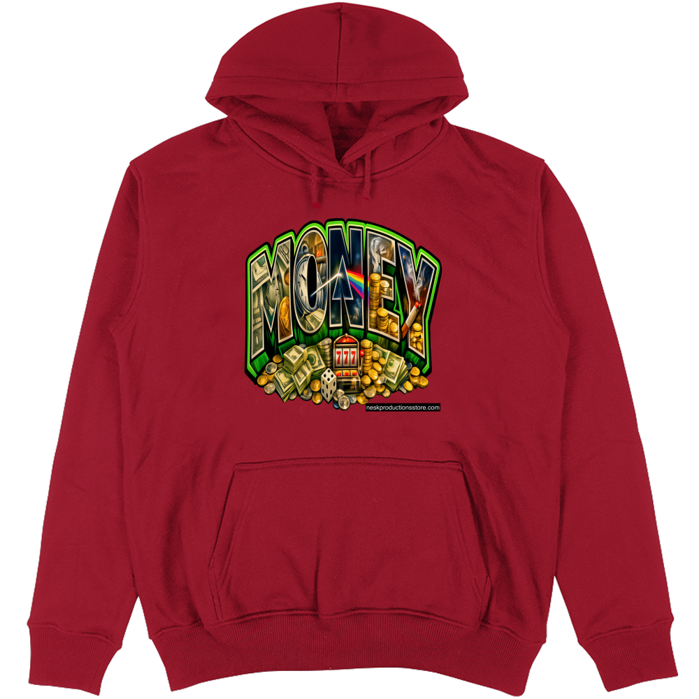 Felpa Unisex con Cappuccio linea Money A
