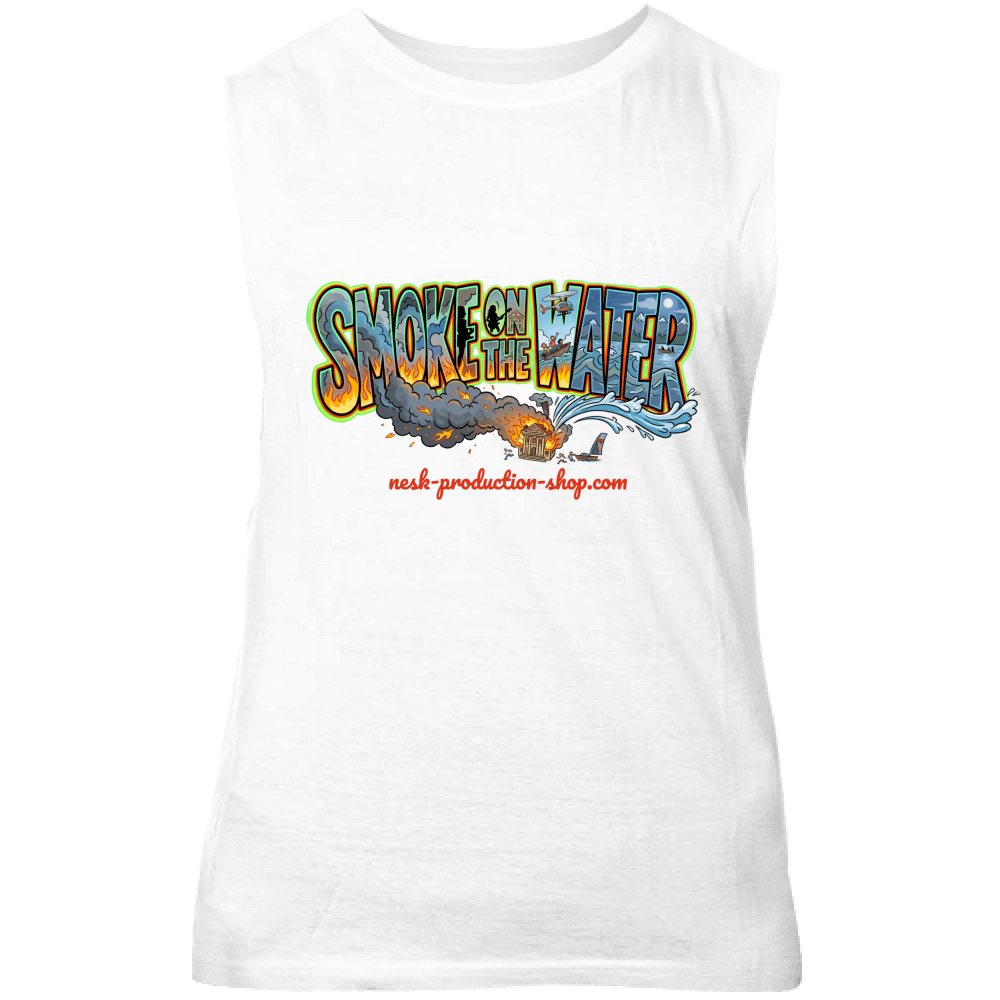 Canotta Unisex linea smoke on the water