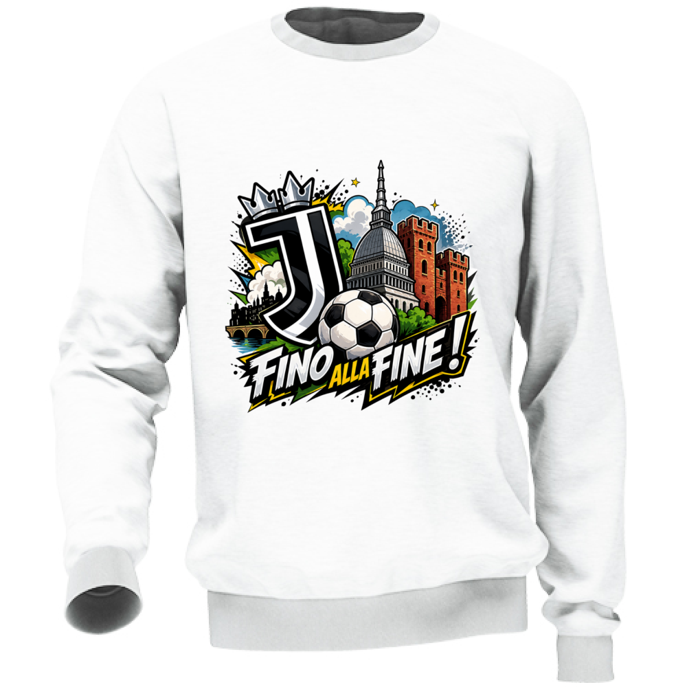 Felpa Unisex linea Juve fino alla fine