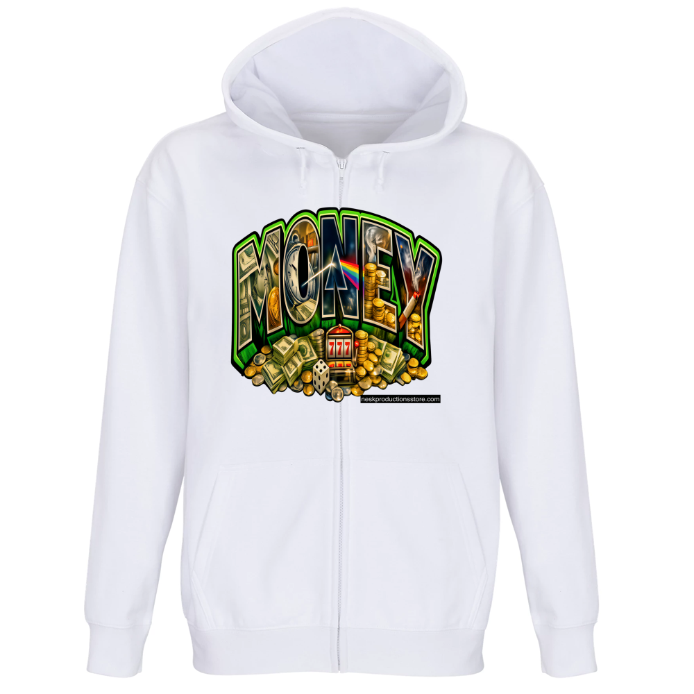 Felpa Premium Cappuccio Zip linea Money A