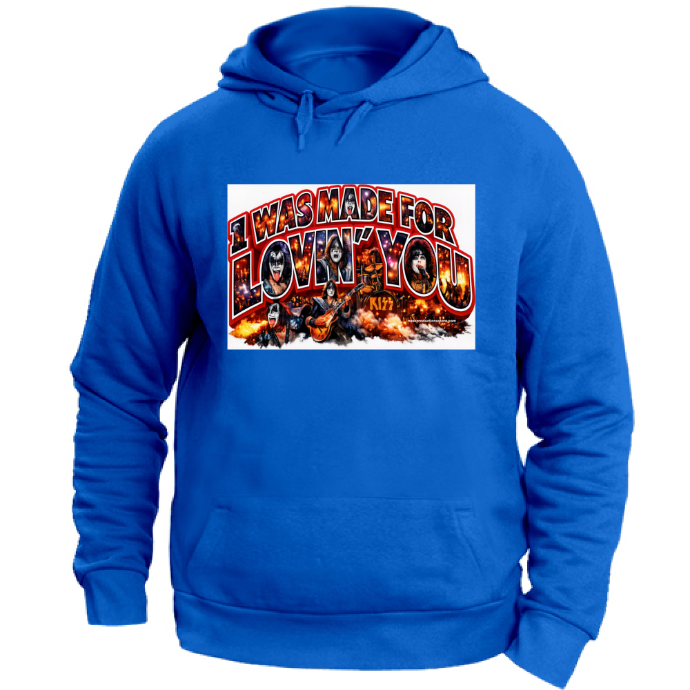 Felpa con Cappuccio Unisex Large linea i was made for lovin you 1A