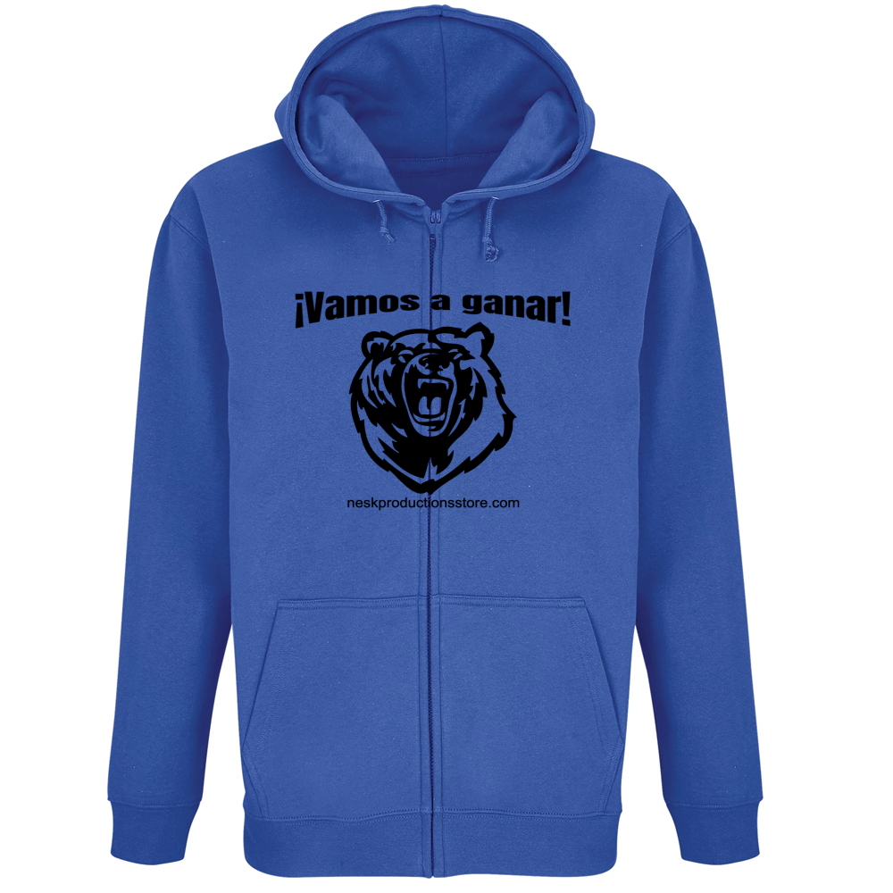 Felpa Premium Cappuccio Zip linea vamos a ganar