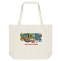 Tote Bag Canapa linea smoke on the water