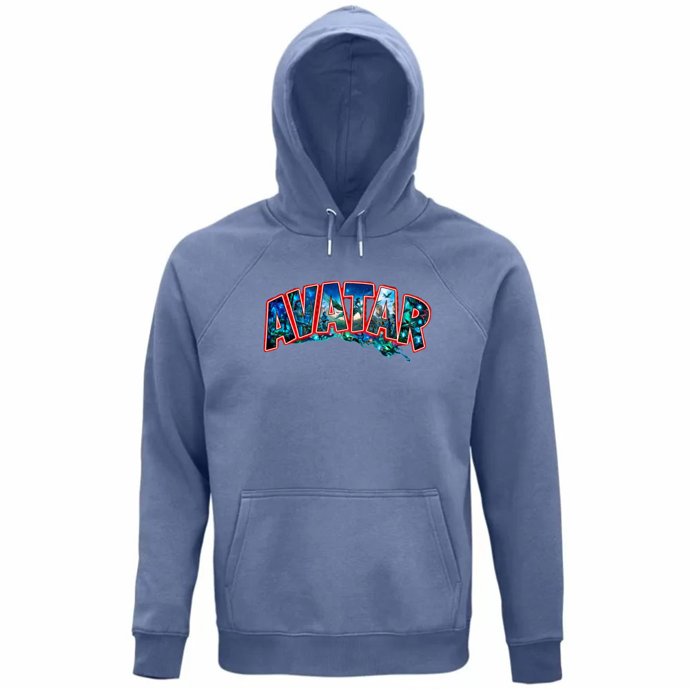 Felpa Organica Unisex Cappuccio linea avatar