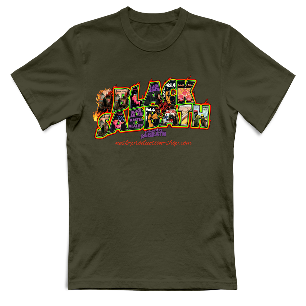 T-Shirt Unisex linea black sabbath