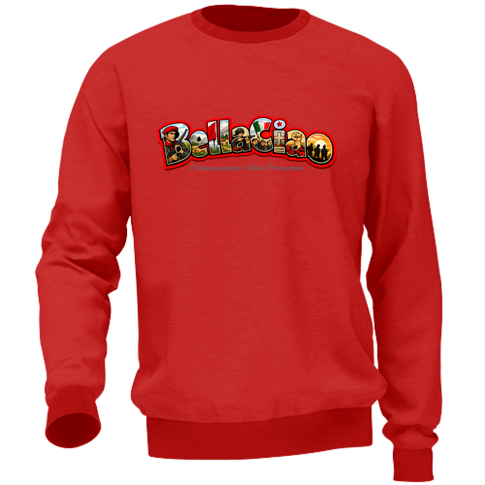 Felpa Unisex linea bella ciao