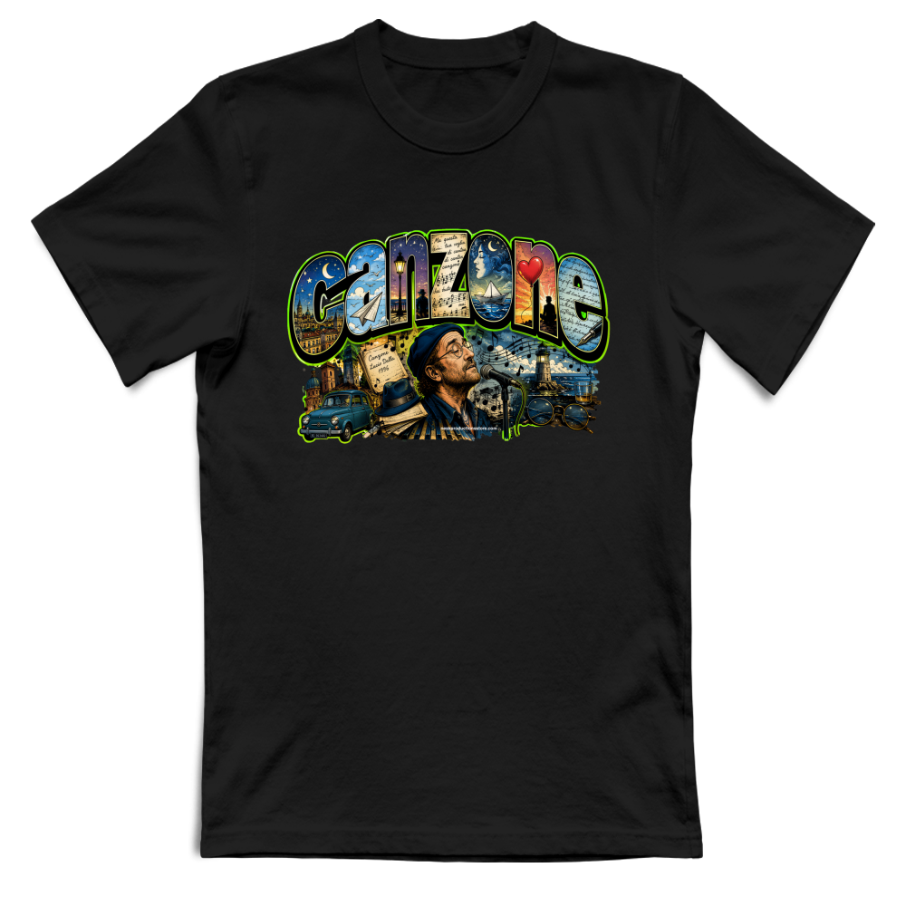 T-Shirt Unisex linea Canzone Dalla