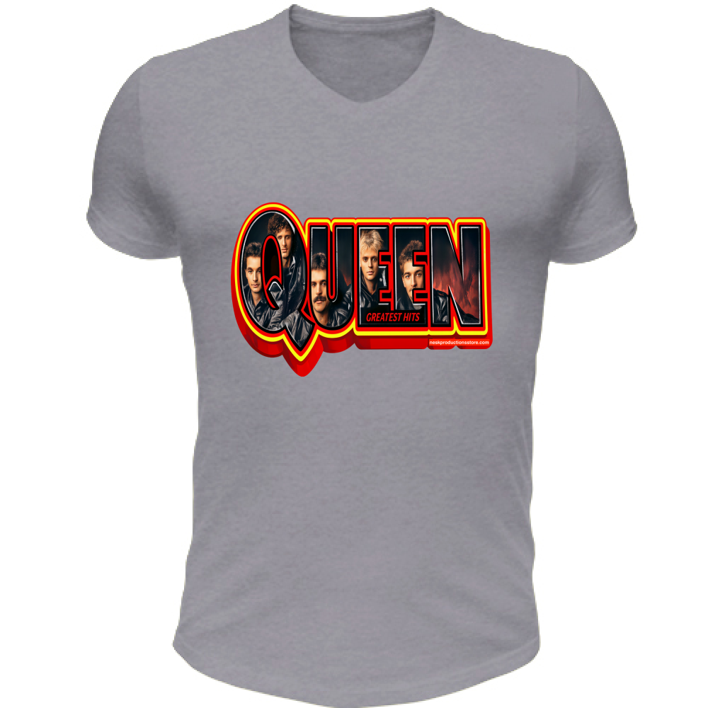 T-Shirt Unisex Scollo V Linea Queen  A