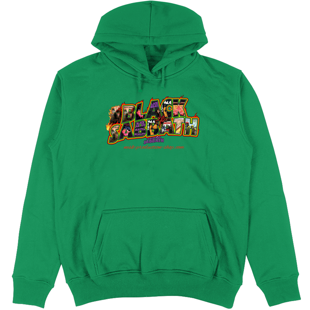 Felpa Unisex con Cappuccio linea black sabbath