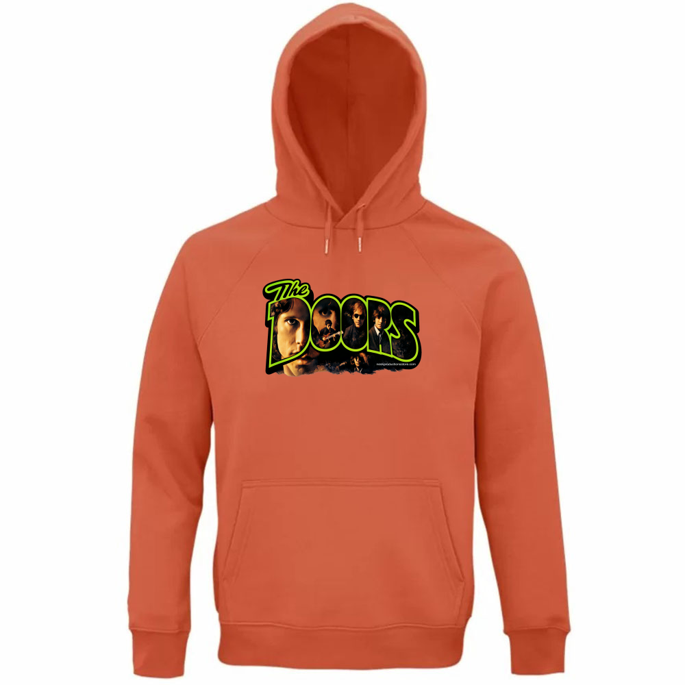 Felpa Organica Unisex Cappuccio linea Doors