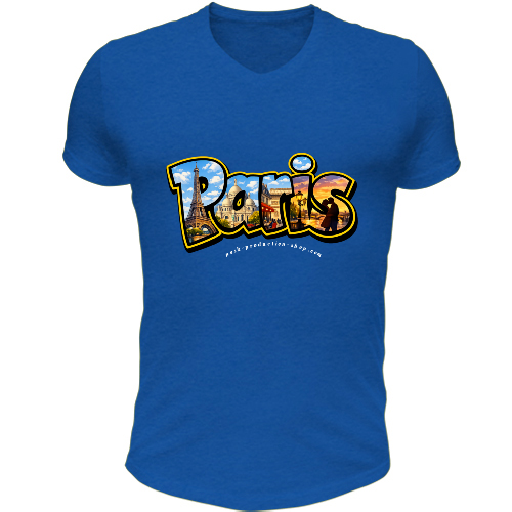 T-Shirt Unisex Scollo V linea paris