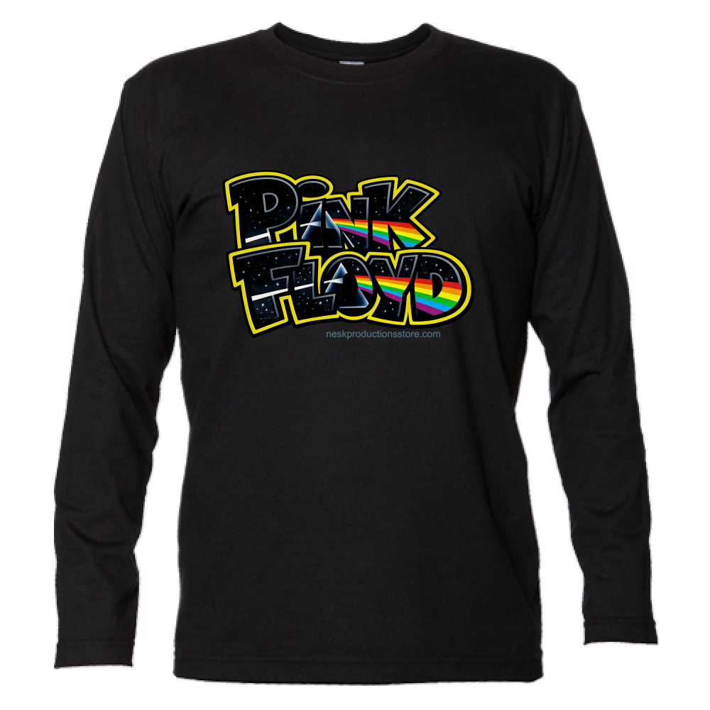 T-Shirt Unisex Manica Lunga linea Pink Floyd