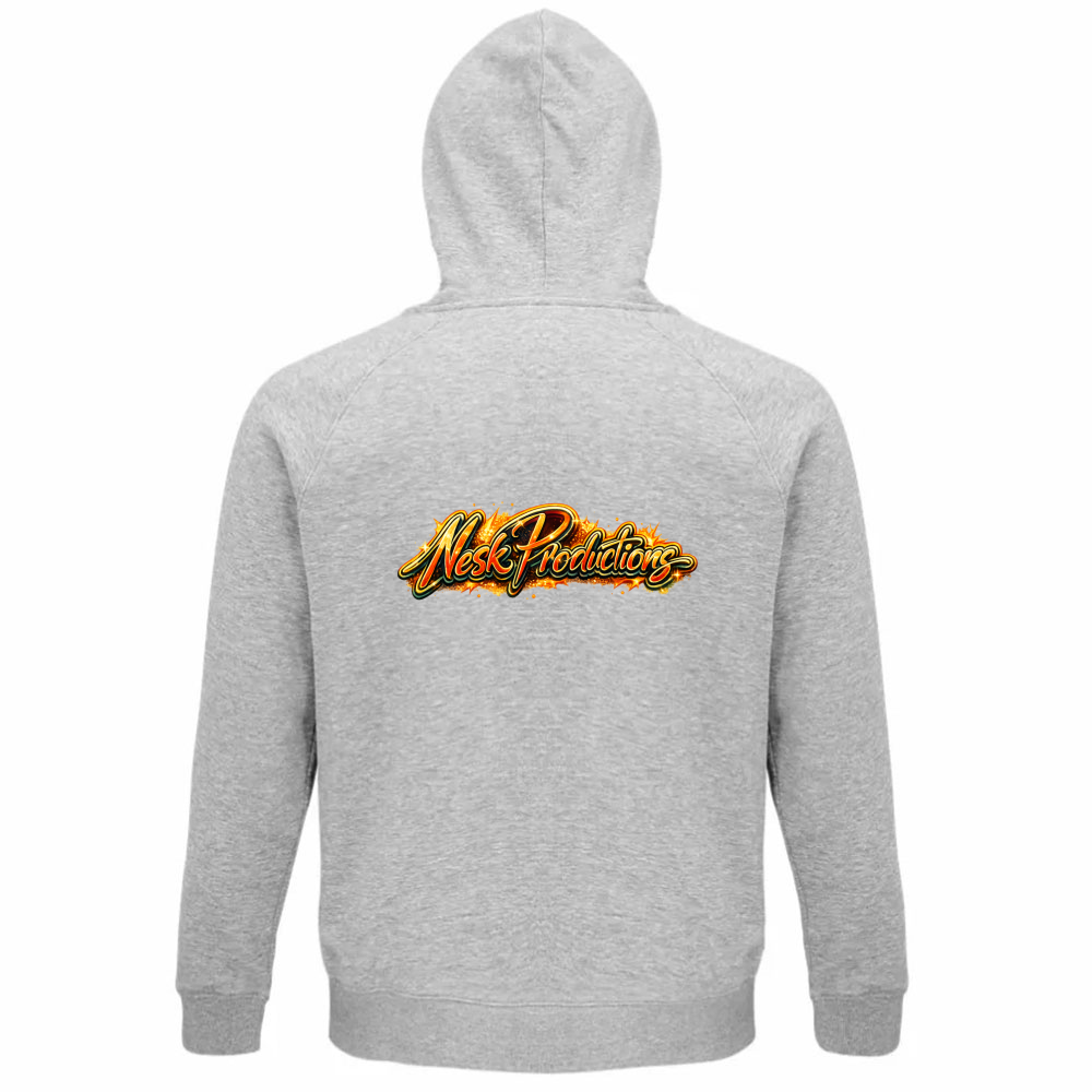 Felpa Organica Unisex Cappuccio Maglietta Verso un Mondo Migliore e Oltre