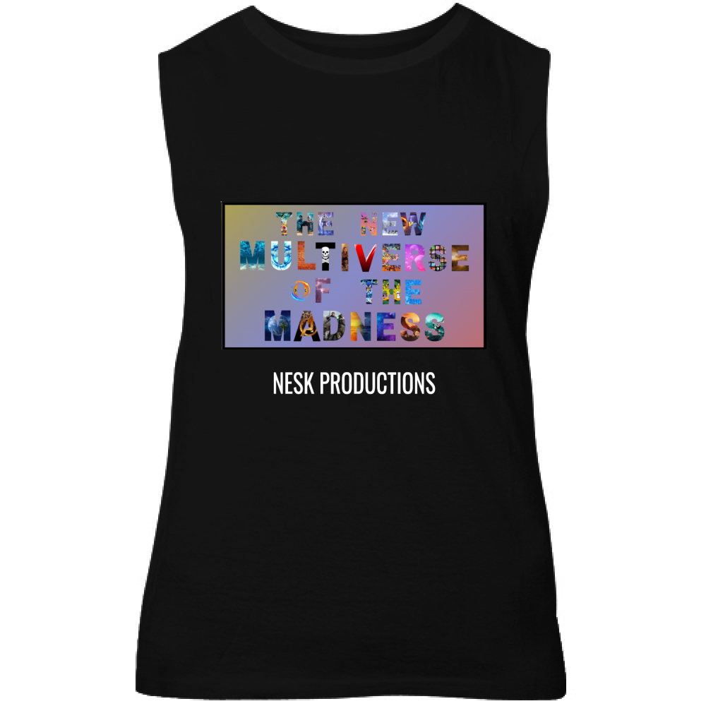 Canotta Unisex T-Shirt del Multiverso con Sfondo a Colori