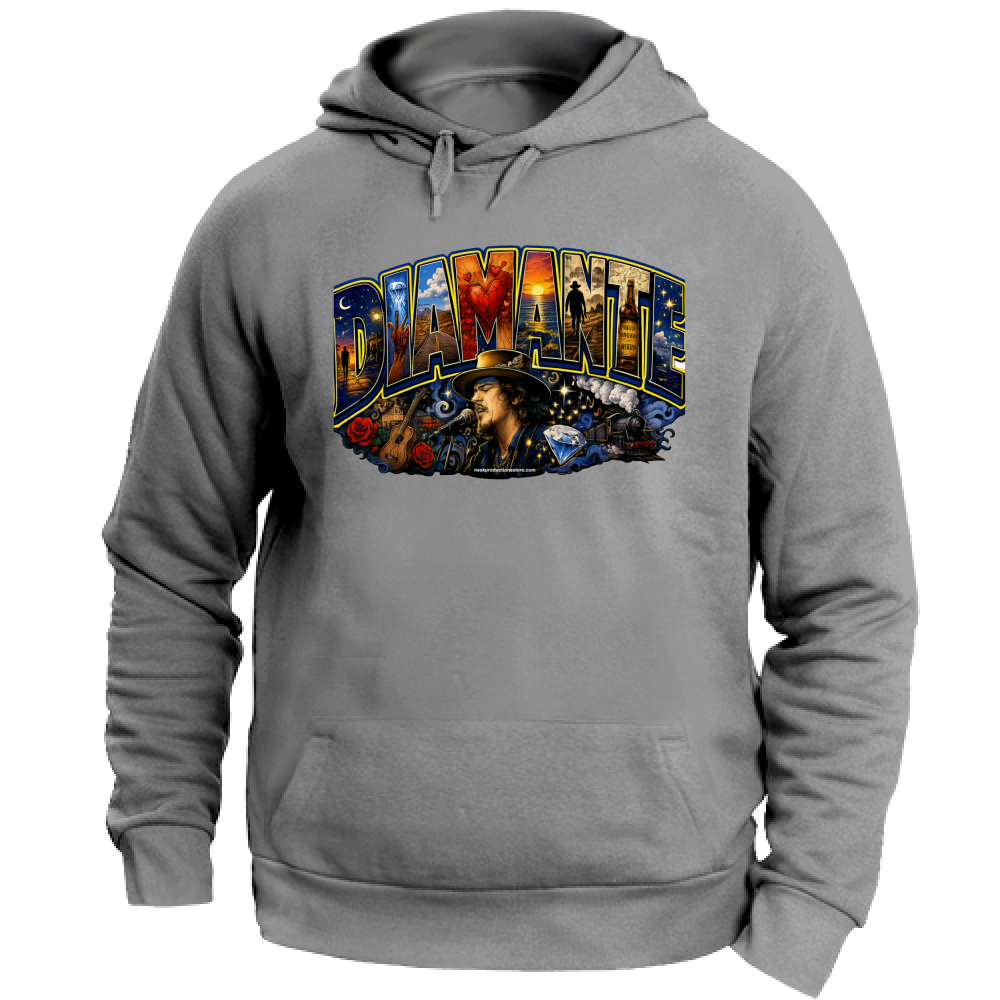 Felpa con Cappuccio Unisex Large linea Diamante Zucchero