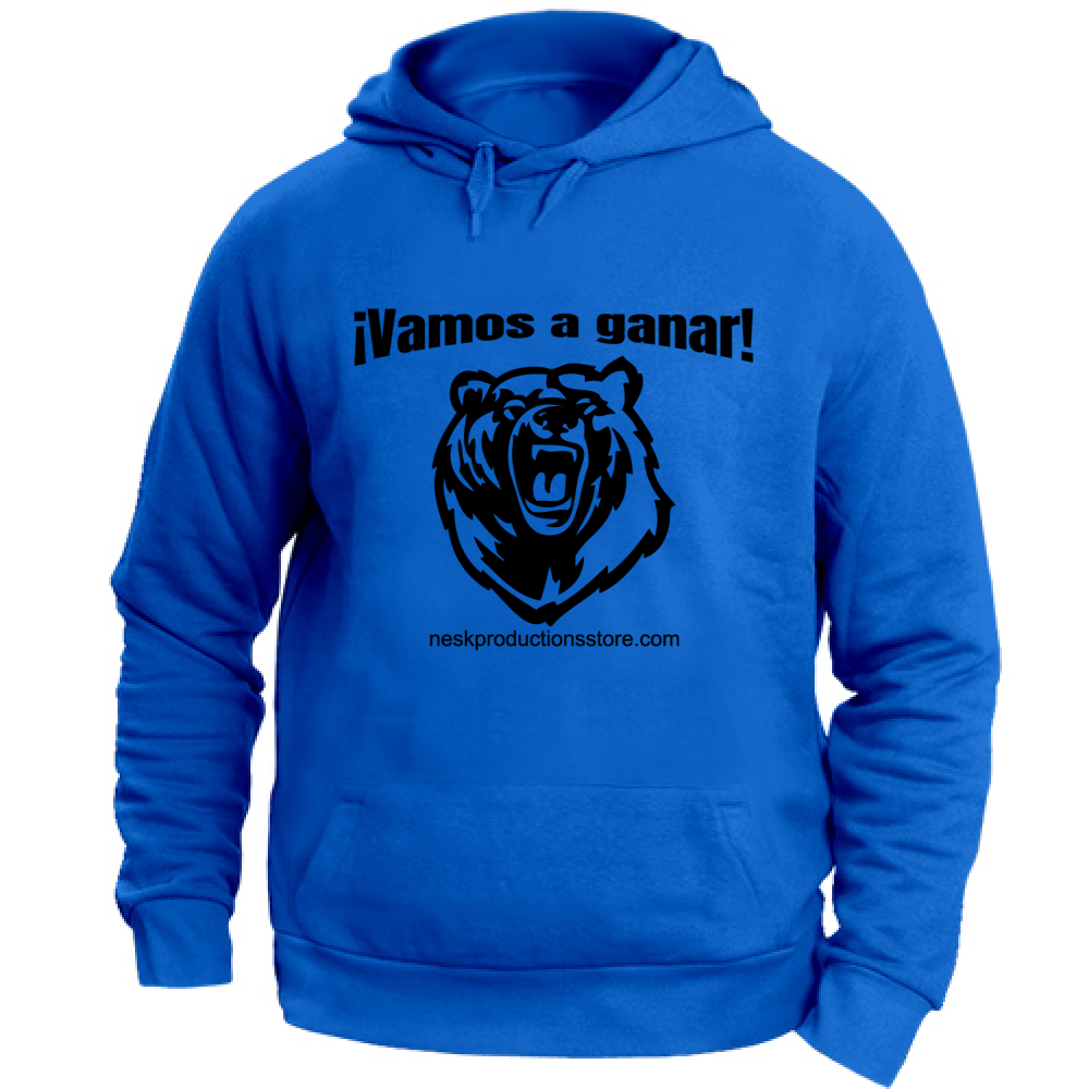 Felpa con Cappuccio Unisex Large linea vamos a ganar