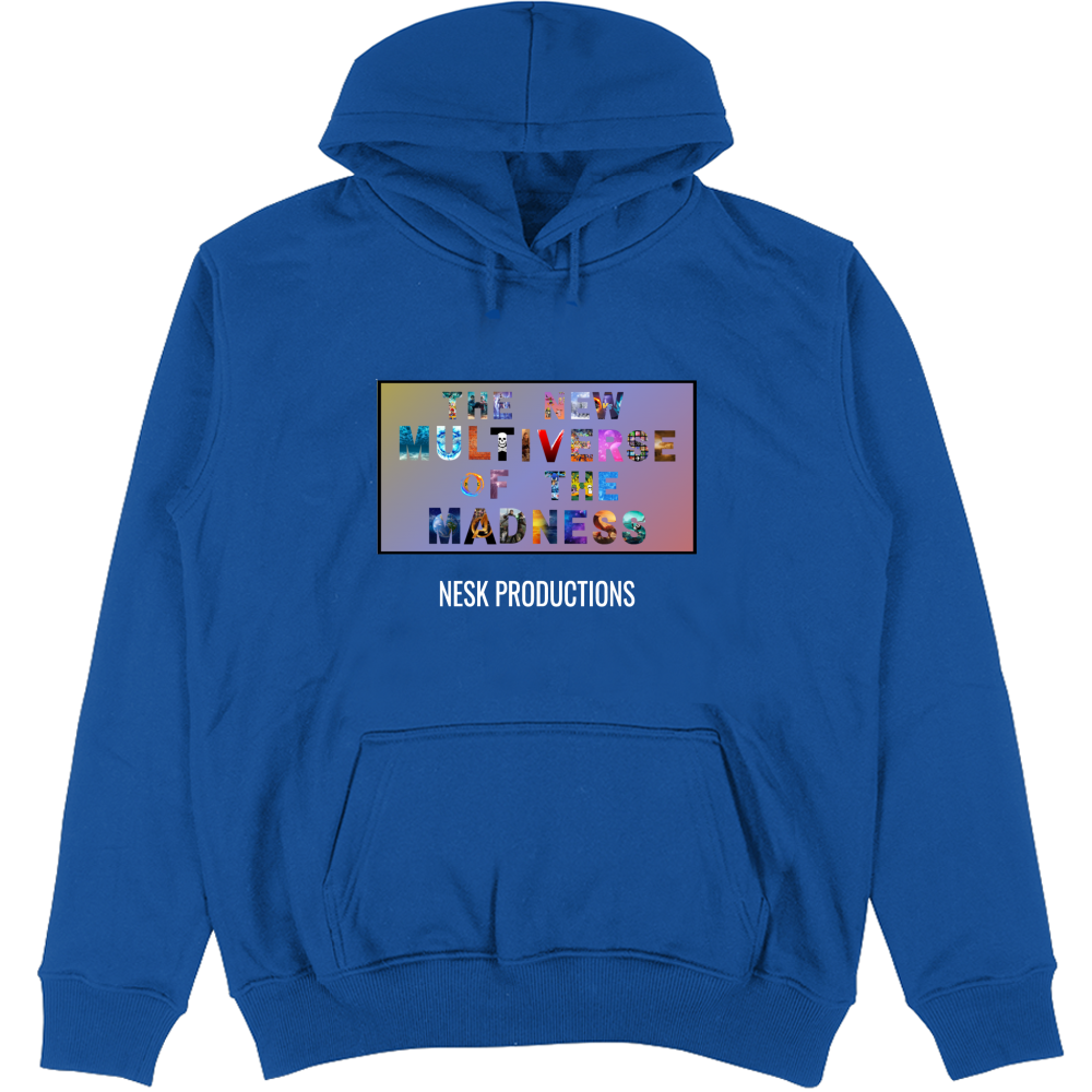 Felpa Unisex con Cappuccio T-Shirt del Multiverso con Sfondo a Colori
