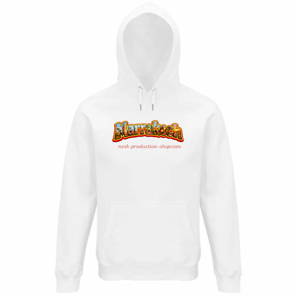 Felpa Organica Unisex Cappuccio linea marrakech