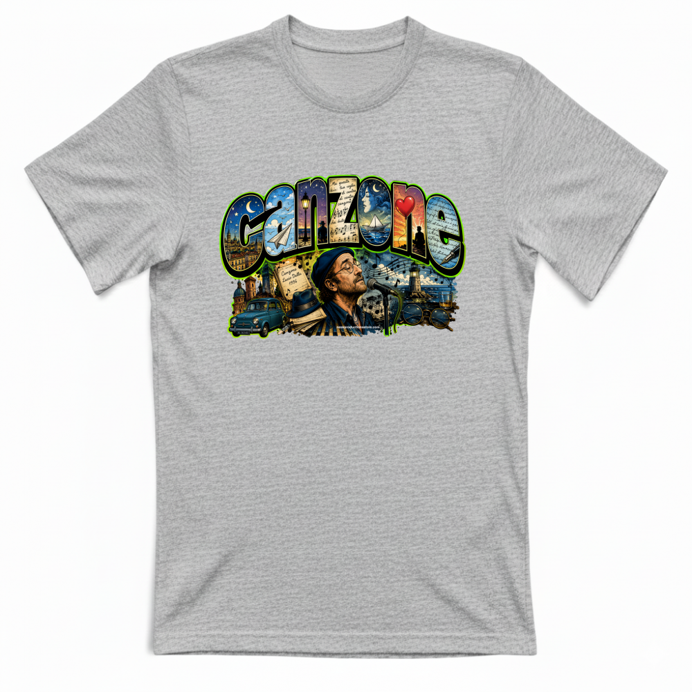 T-Shirt Unisex linea Canzone Dalla