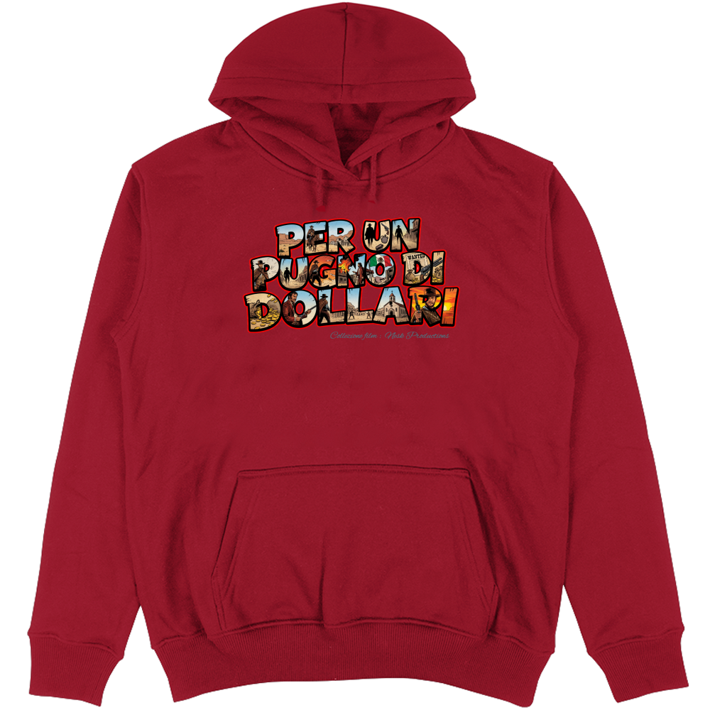 Felpa Unisex con Cappuccio Linea pugno di dollari