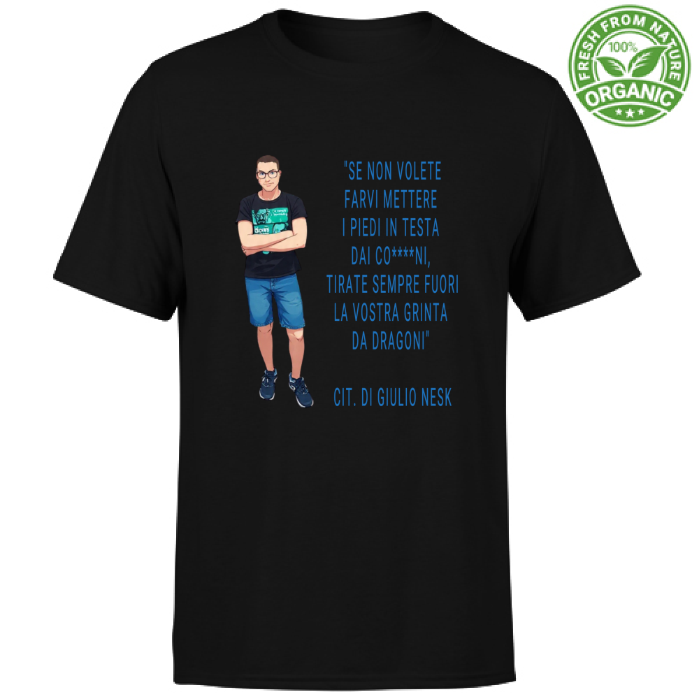 T-Shirt Unisex Organic T-Shirt con una Frase Motivazionale