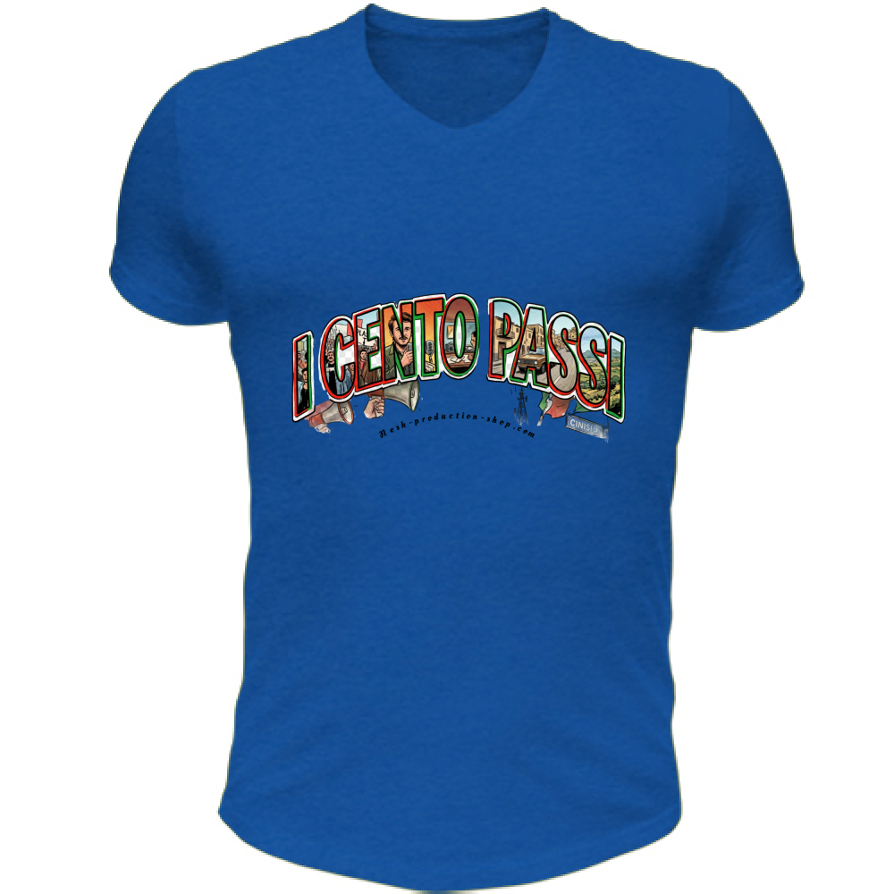 T-Shirt Unisex Scollo V linea cento passi
