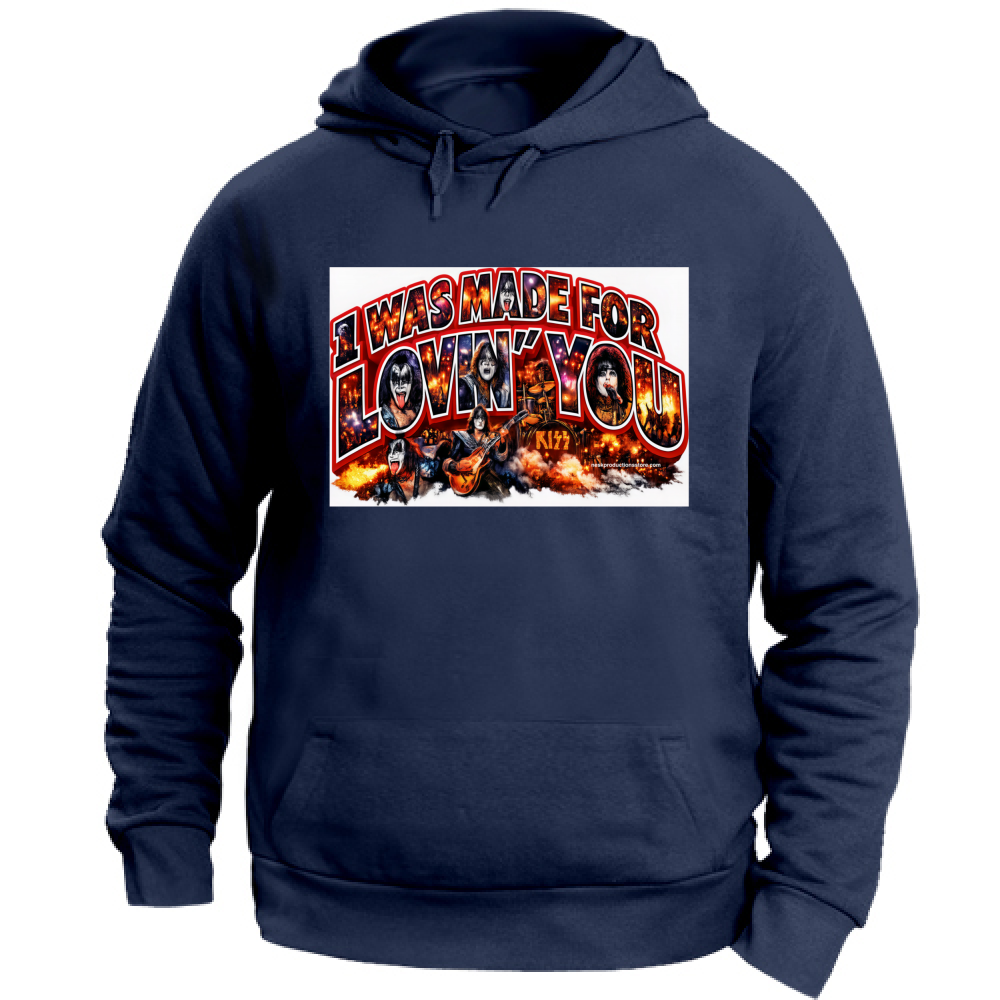 Felpa con Cappuccio Unisex Large linea i was made for lovin you 1A