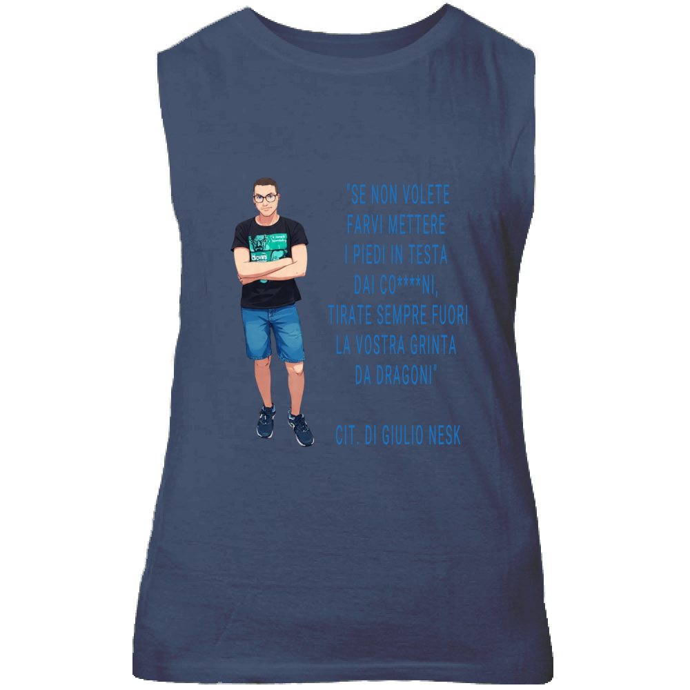 Canotta Unisex T-Shirt con una Frase Motivazionale