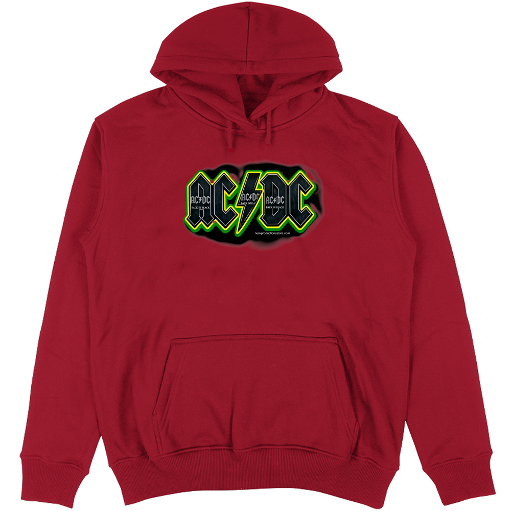 Felpa Unisex con Cappuccio linea AC/DC   A