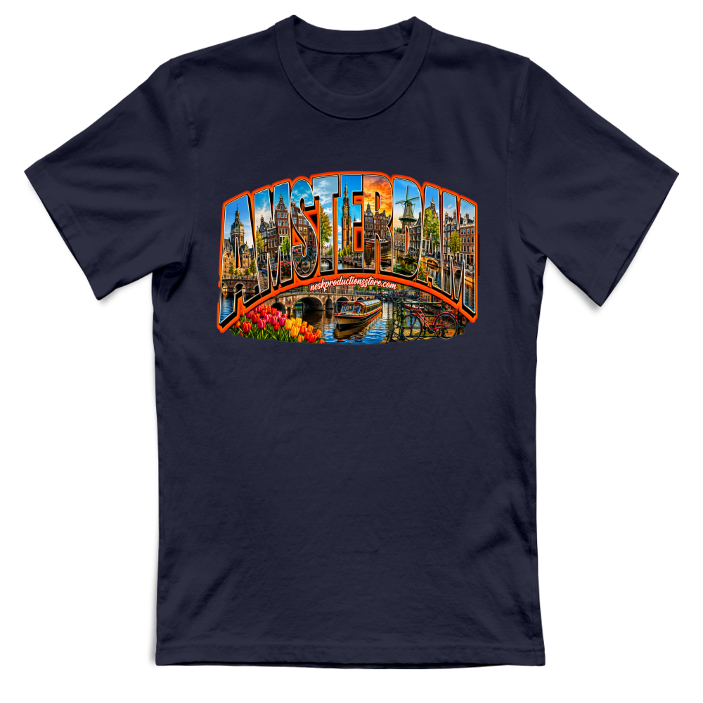 T-Shirt Unisex Large linea amsterdam