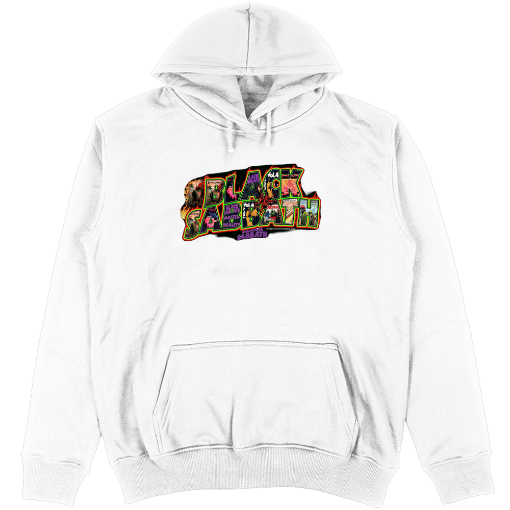 Felpa Unisex con Cappuccio linea Black Sabbath A