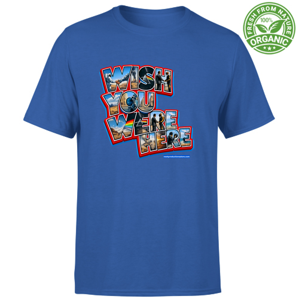 T-Shirt Unisex Organic linea wish you were here A