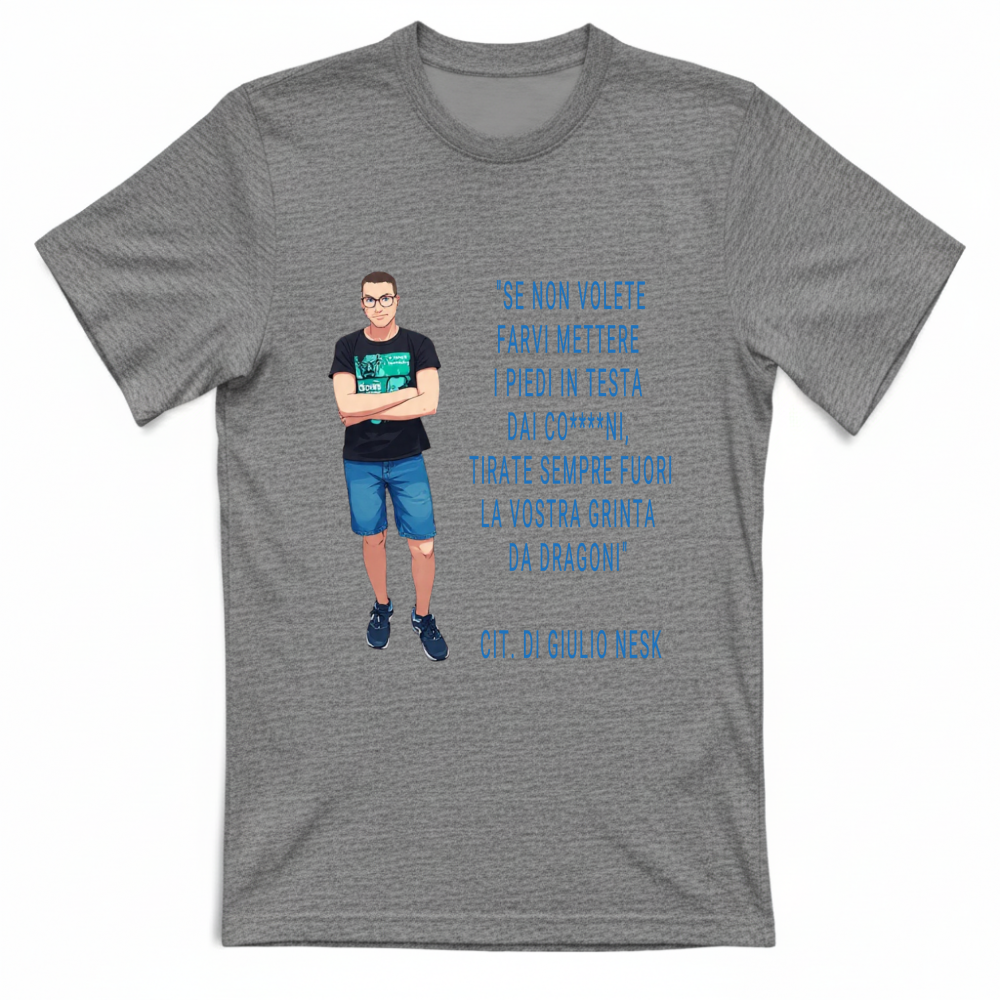 T-Shirt Unisex T-Shirt con una Frase Motivazionale