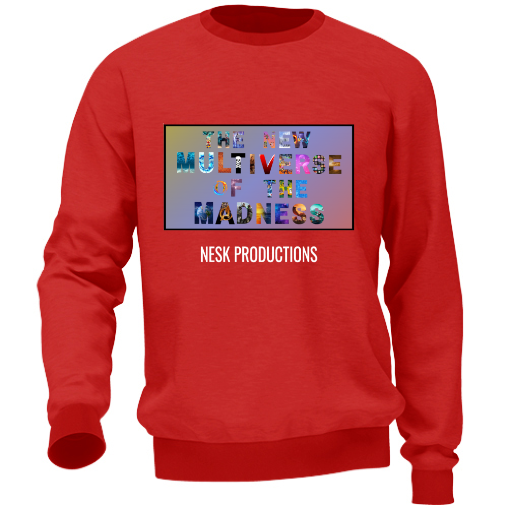 Felpa Unisex T-Shirt del Multiverso con Sfondo a Colori