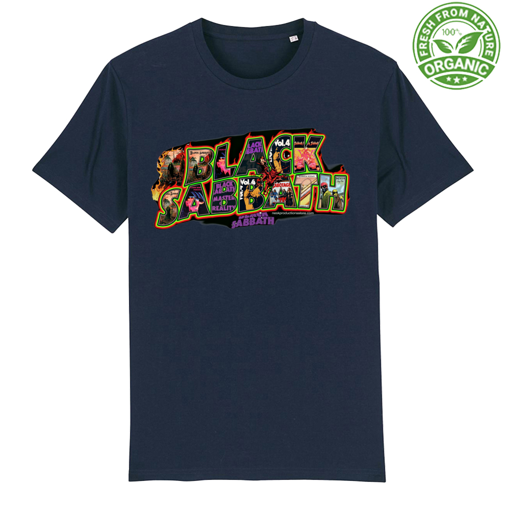T-Shirt Unisex Organica linea Black Sabbath A