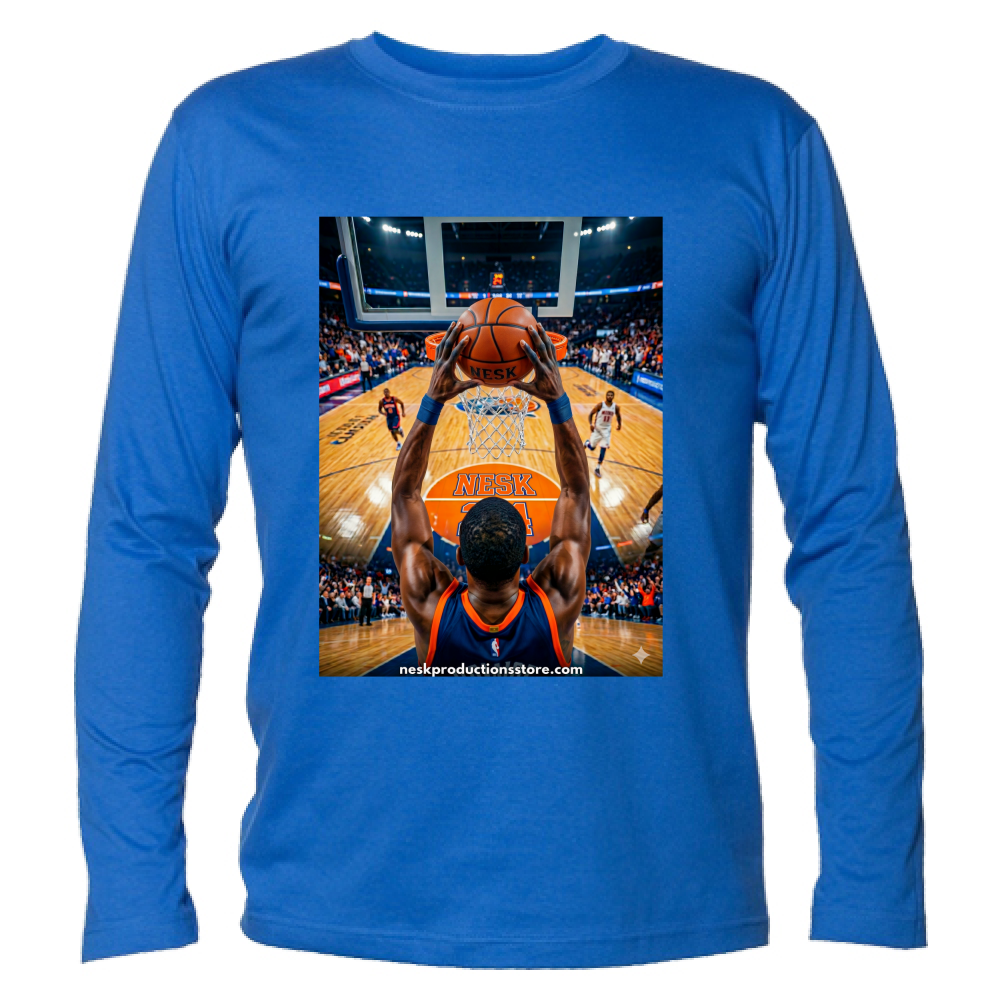 T-Shirt Unisex Manica Lunga linea basket