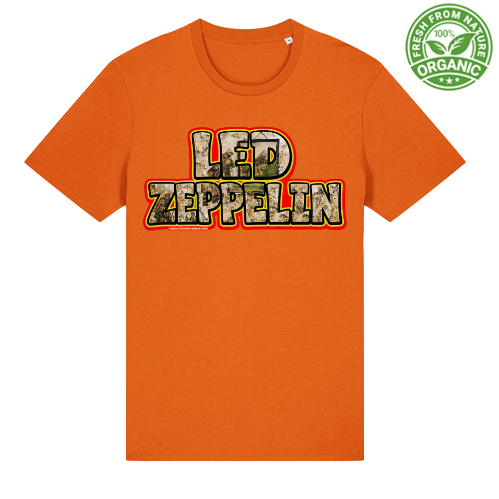 T-Shirt Unisex Organica linea Led Zeppelin  A