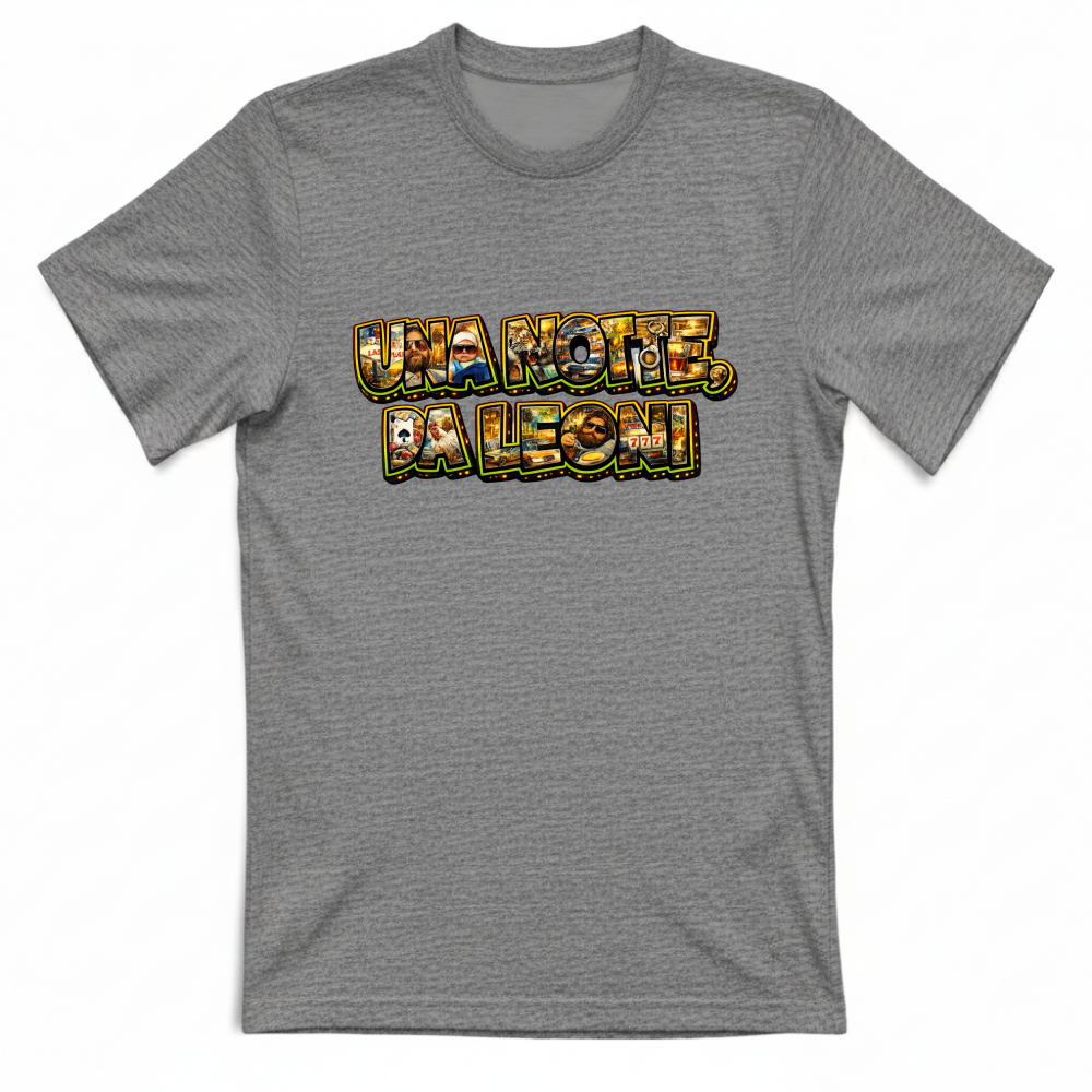 T-Shirt Unisex Maglietta una Notte da Leoni