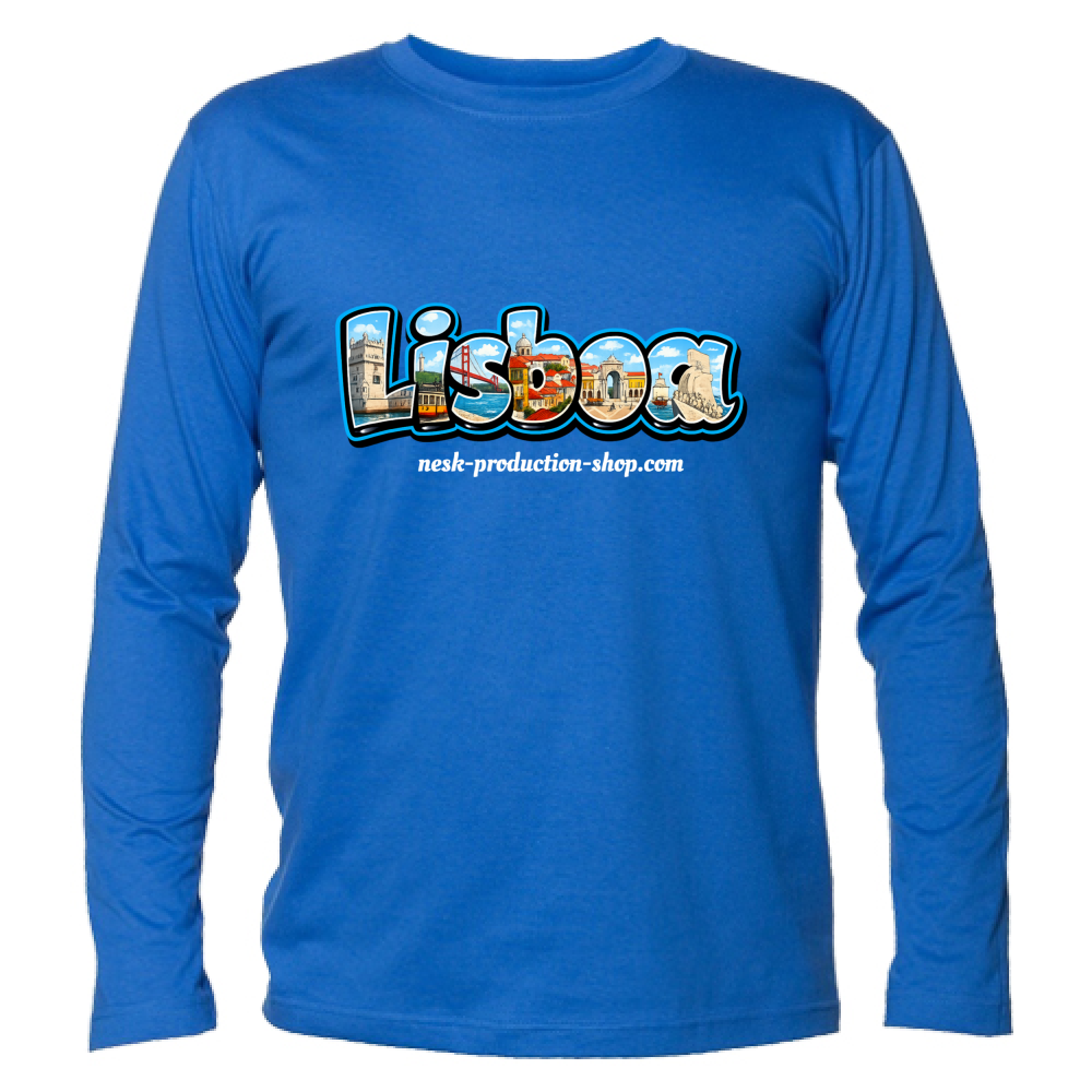 T-Shirt Unisex Manica Lunga linea lisboa