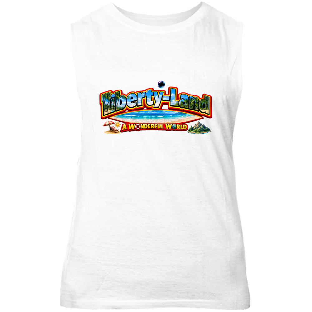 Canotta Unisex Maglietta Verso un Mondo Migliore e Oltre