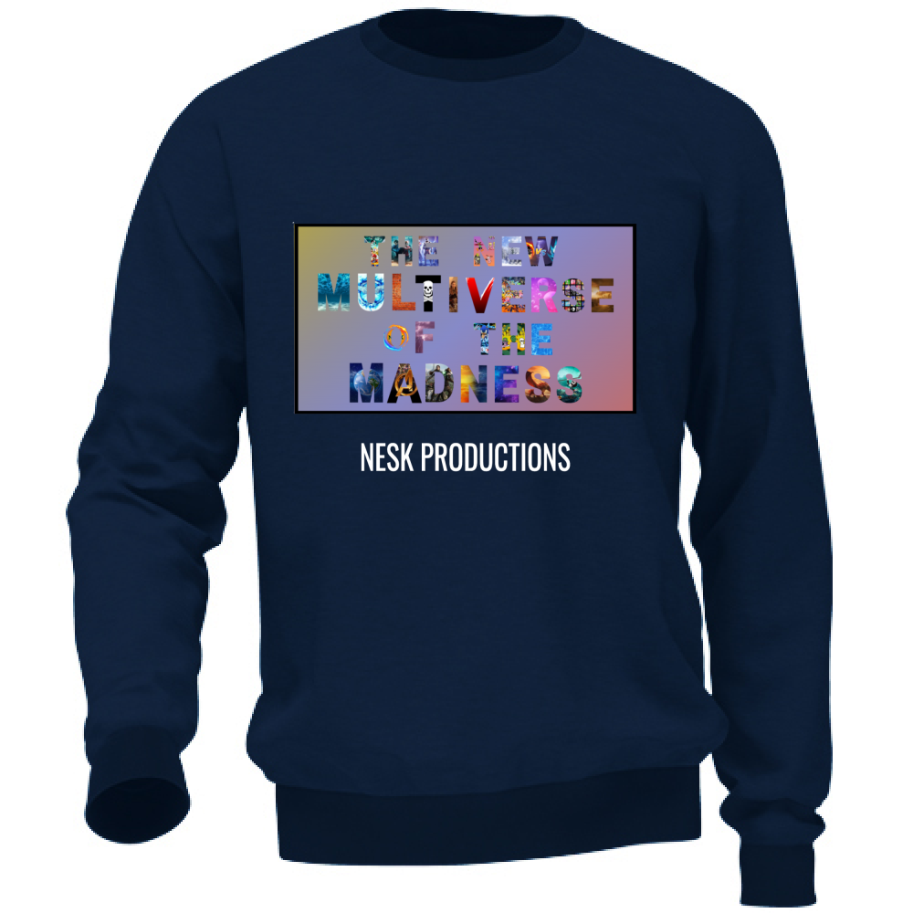 Felpa Unisex T-Shirt del Multiverso con Sfondo a Colori
