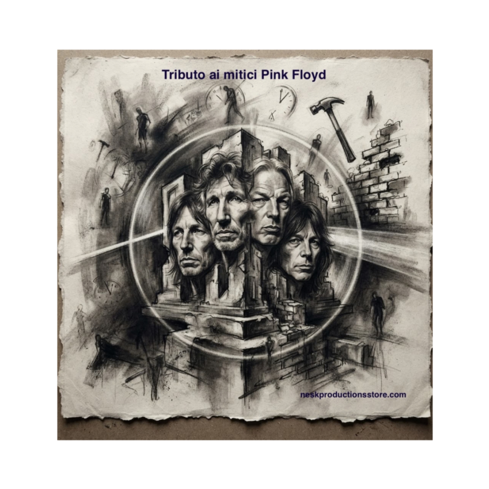 Canvas tributo ai Pink Floyd 1 – Stampa su tela 40×40