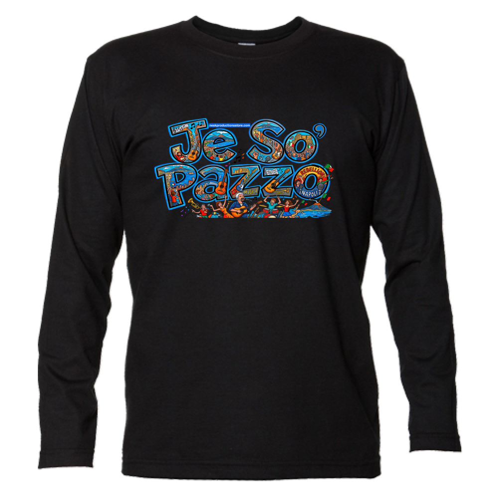 T-Shirt Unisex Manica Lunga linea je so pazzo A