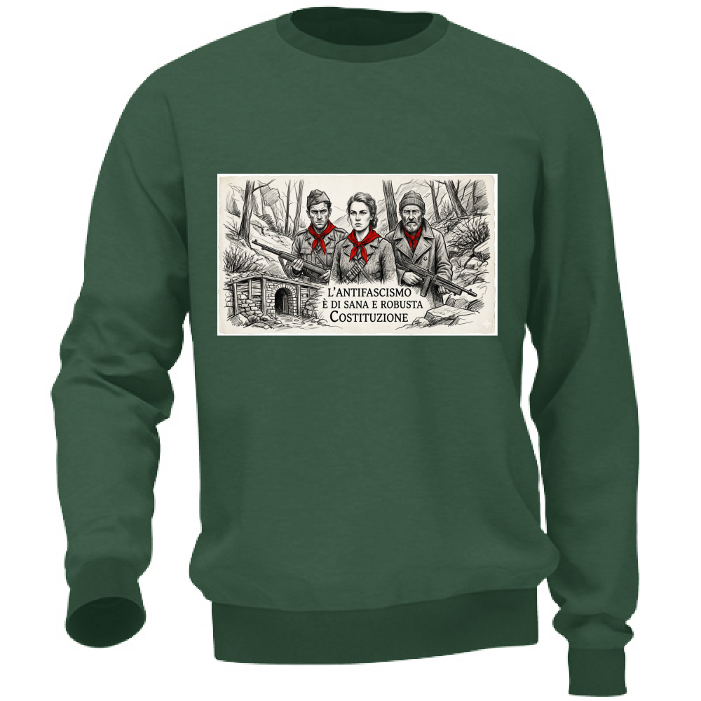 Felpa Unisex linea antifa