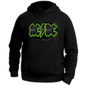Felpa con Cappuccio Unisex Large linea AC/DC   A