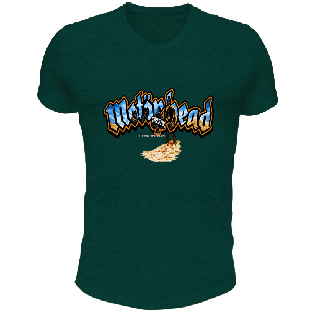 T-Shirt Unisex Scollo V linea Motorhead  A